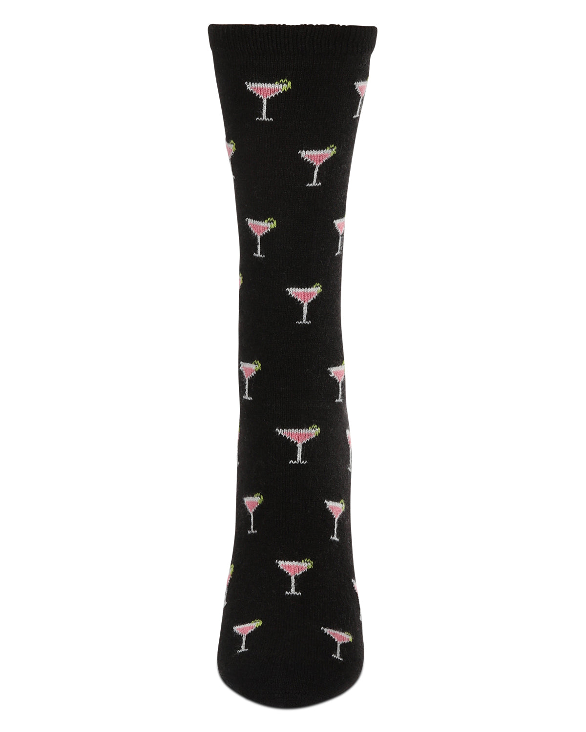 Women's Soft Cosmo Cashmere Crew Socks : Color: Black