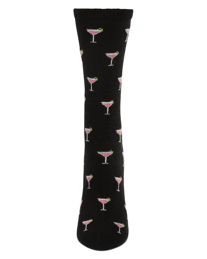 Women's Soft Cosmo Cashmere Crew Socks : Color: Black