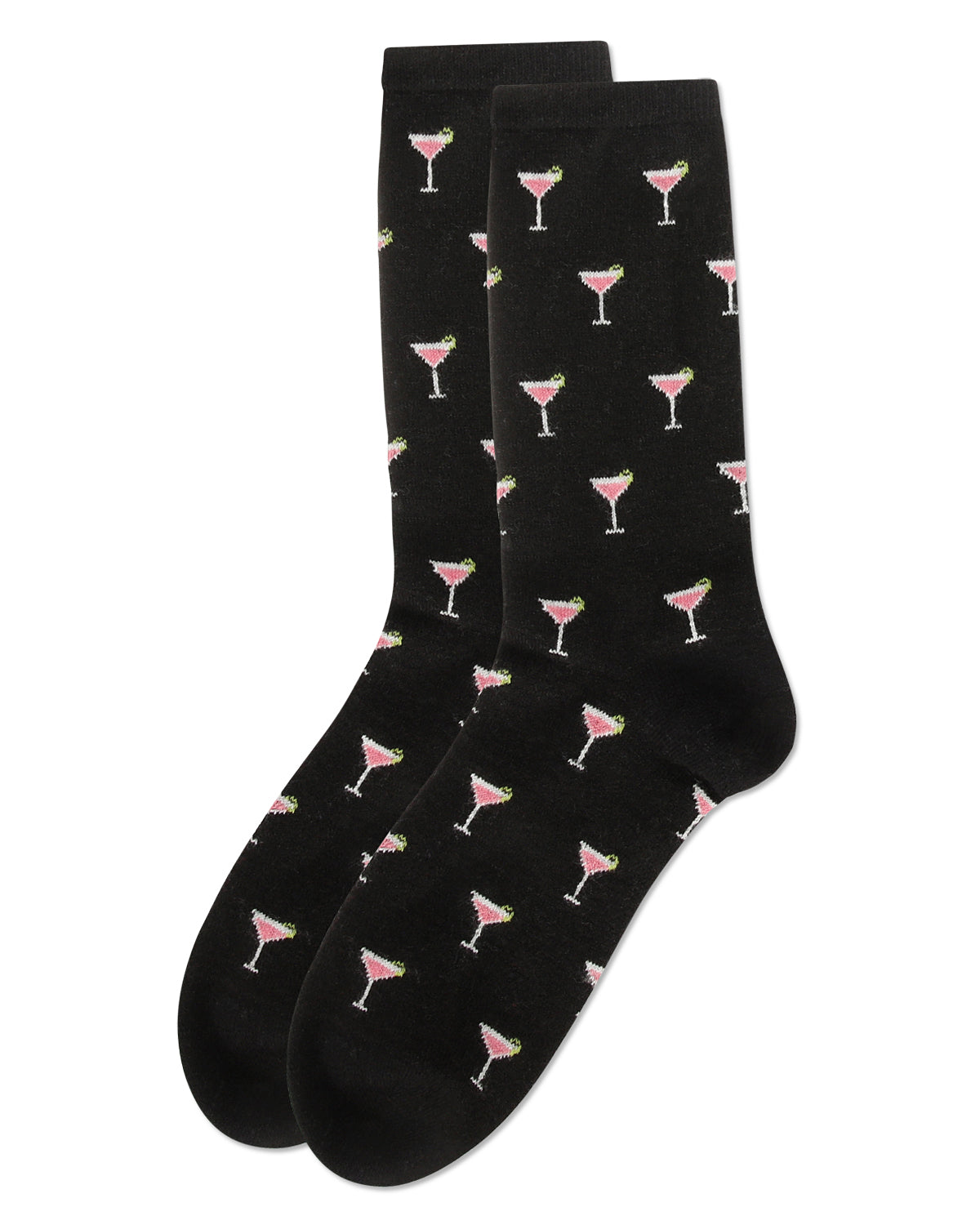 Women's Soft Cosmo Cashmere Crew Socks : Color: Black