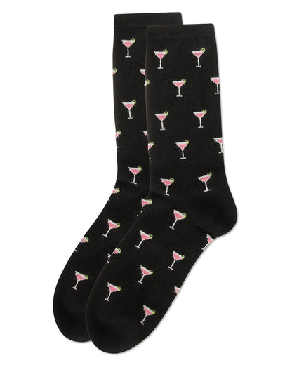 Women's Soft Cosmo Cashmere Crew Socks : Color: Black