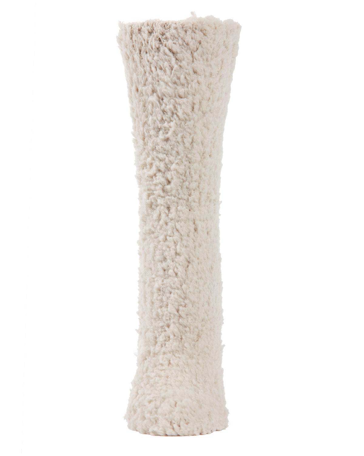 Women's Teddy Bear Plush Crew Socks : Color: Blush Pink