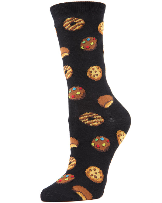Cookies Bamboo Blend Crew Socks : Color: Black