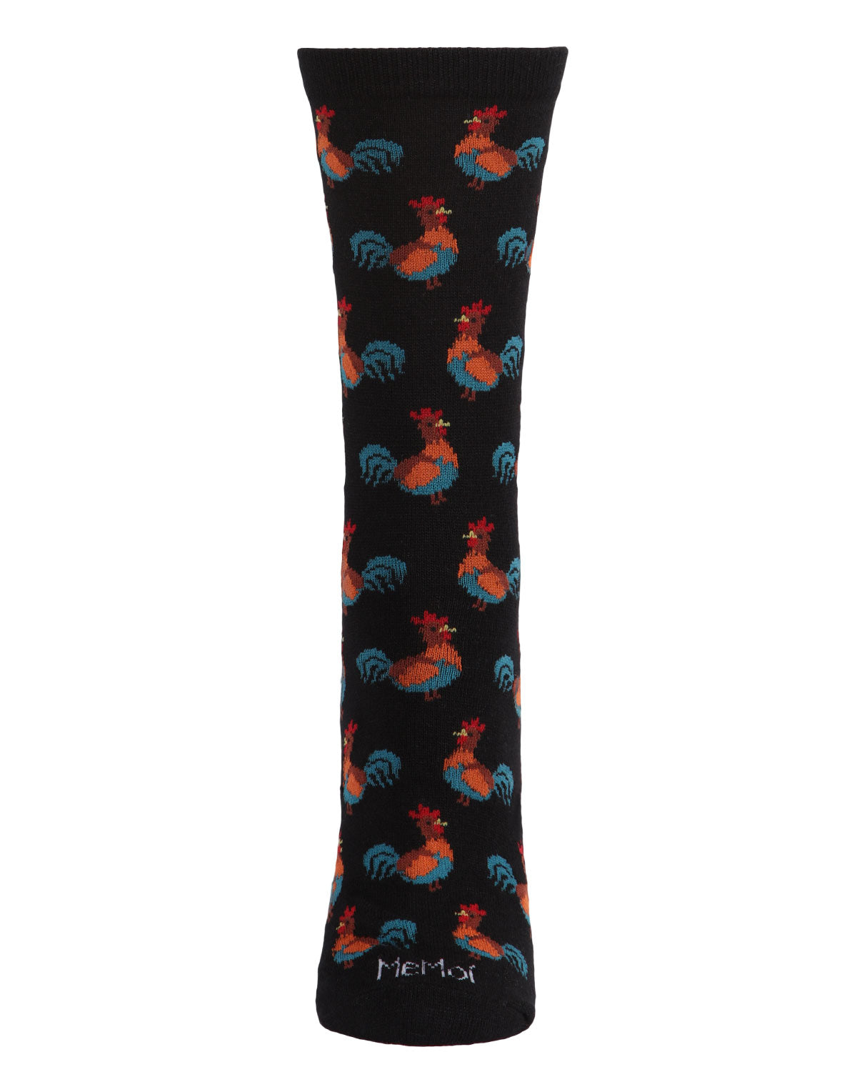 What the Cluck Bamboo Blend Chicken Crew Socks : Color: Black