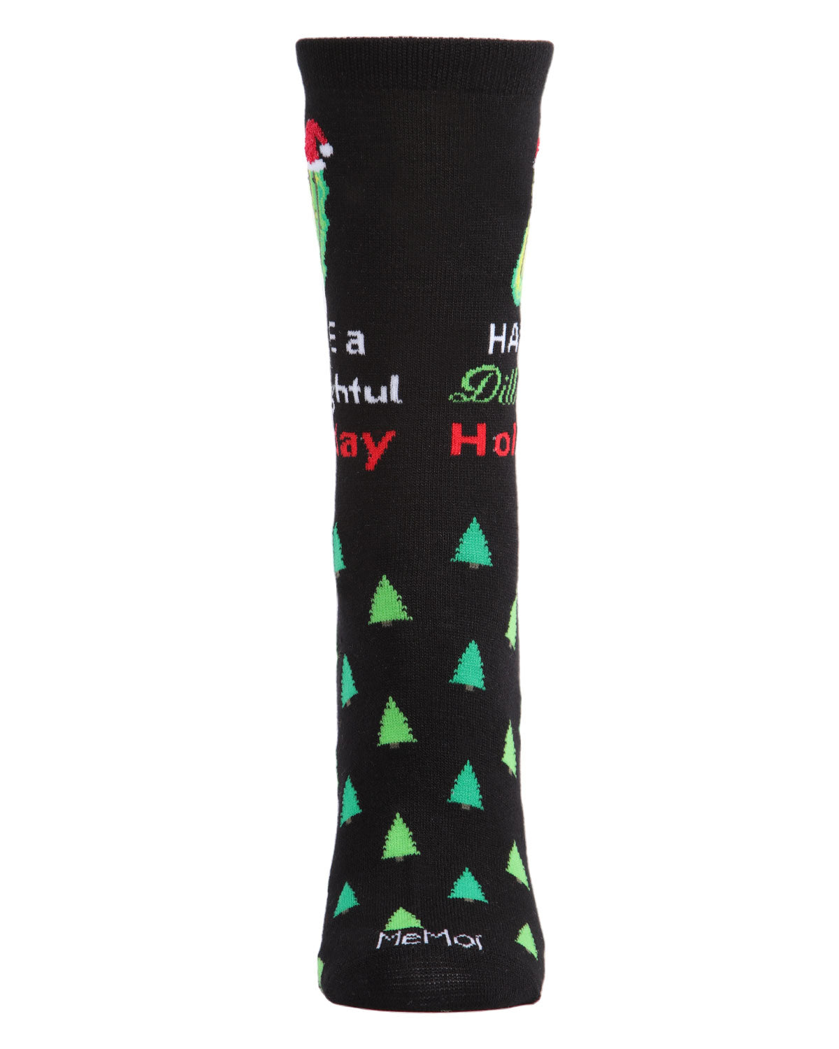 Women's Dill-ightful Holiday Crew Socks : Color: Medium Gray Heather