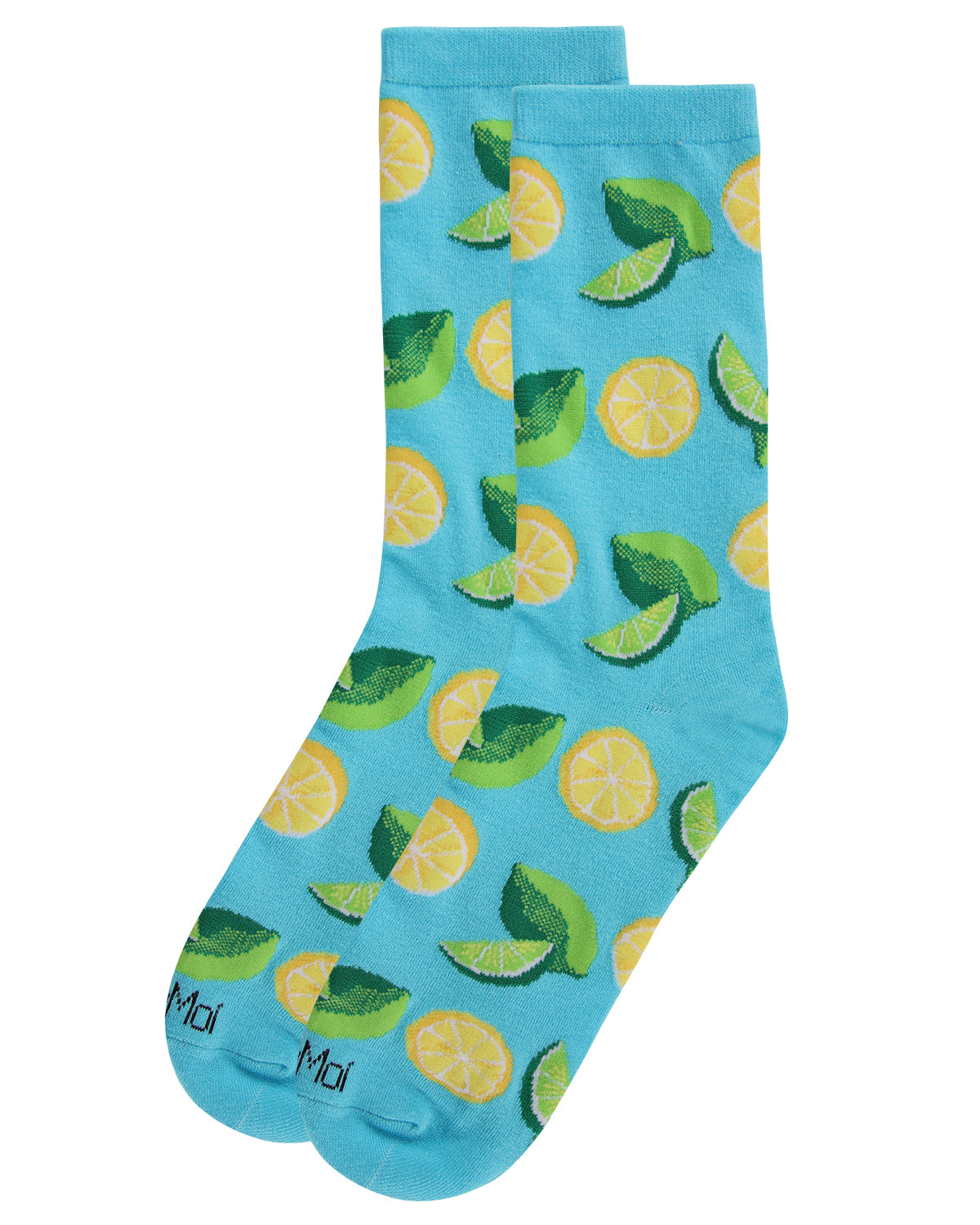 When Life Gives You Lemons Bamboo Blend Crew Socks : Color: Fuchsia Pink