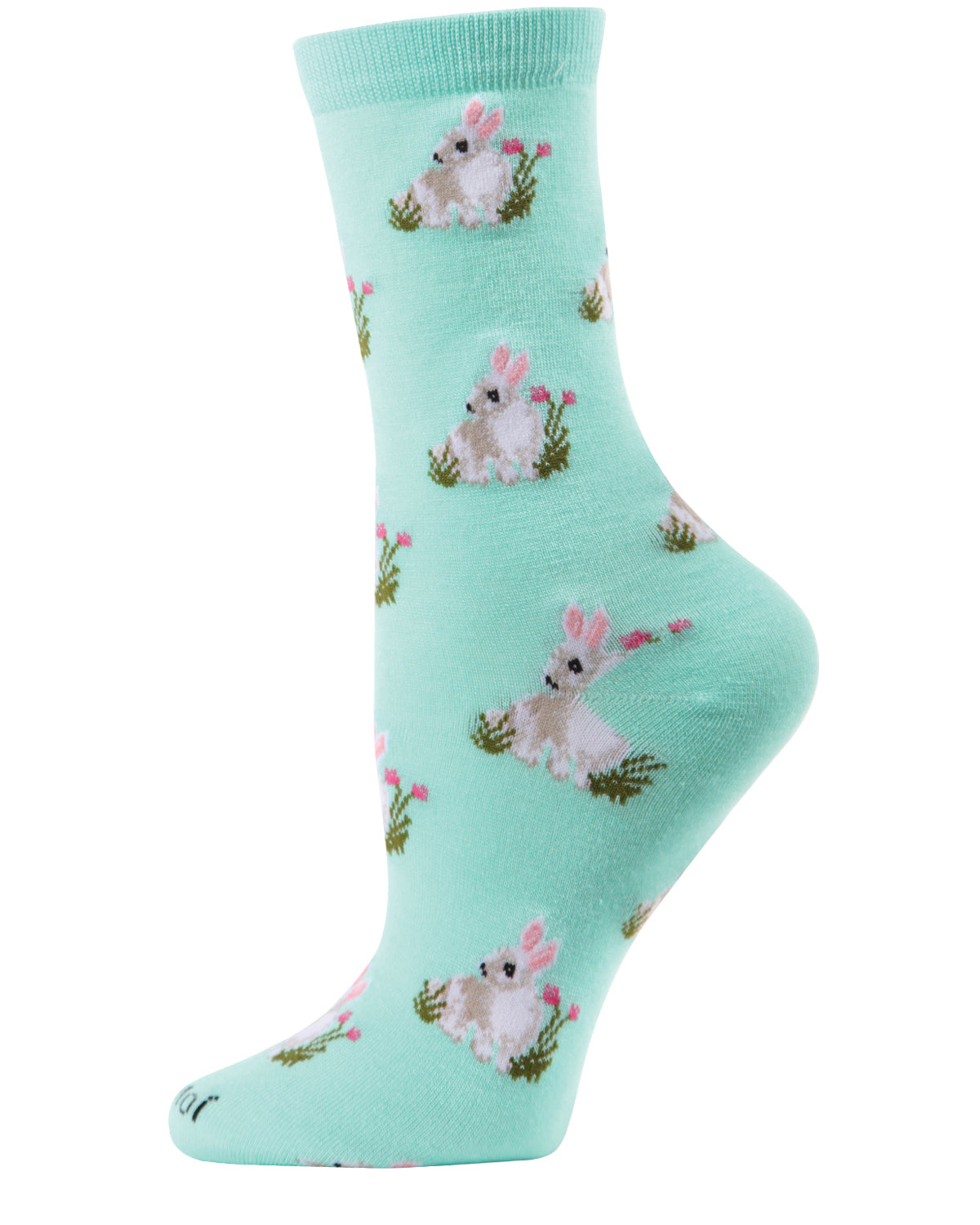 Rabbits Bamboo Blend Crew Socks : Color: Seafoam
