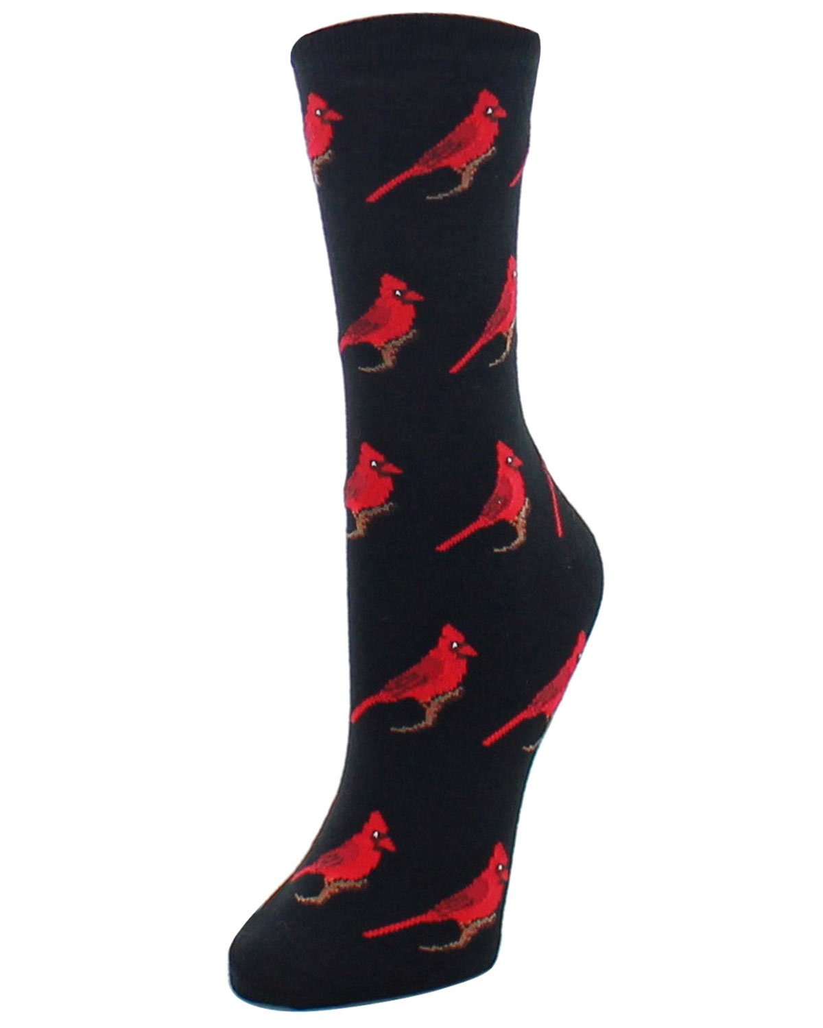 Cardinal Bamboo Blend Crew Sock : Color: Black