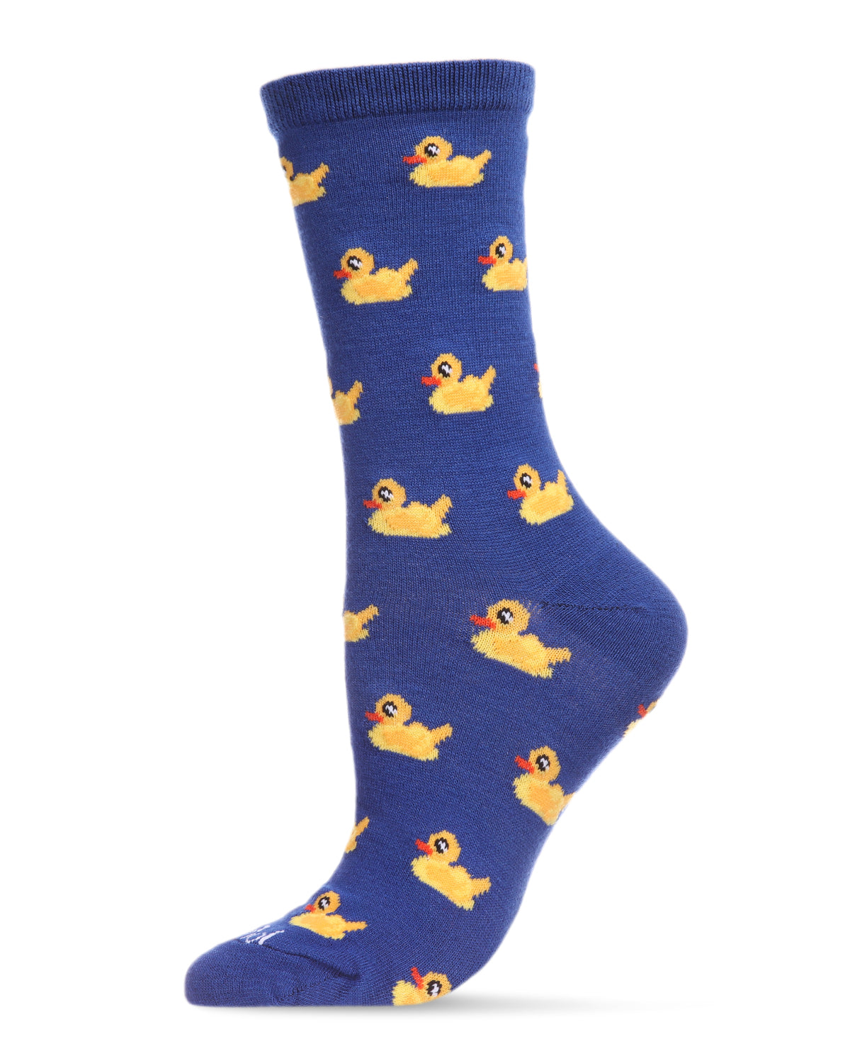 Rubber Ducks Bamboo Blend Crew Socks : Color: Royal Blue