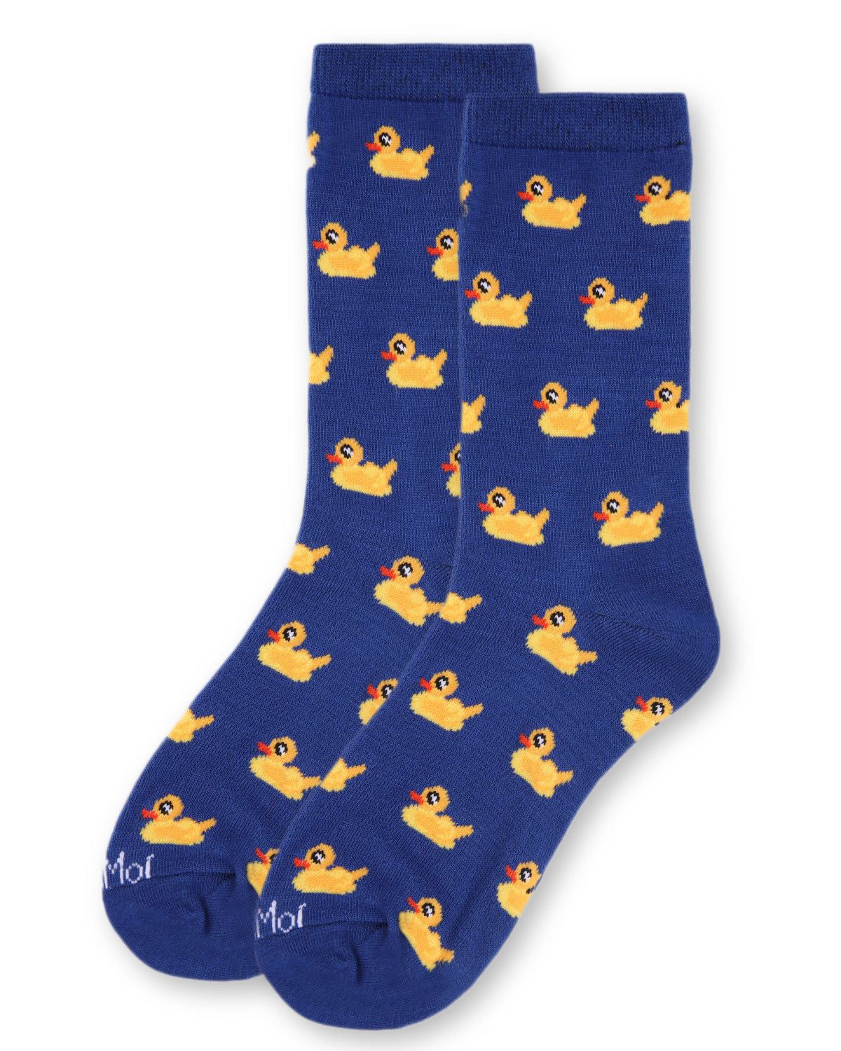 Rubber Ducks Bamboo Blend Crew Socks : Color: Royal Blue