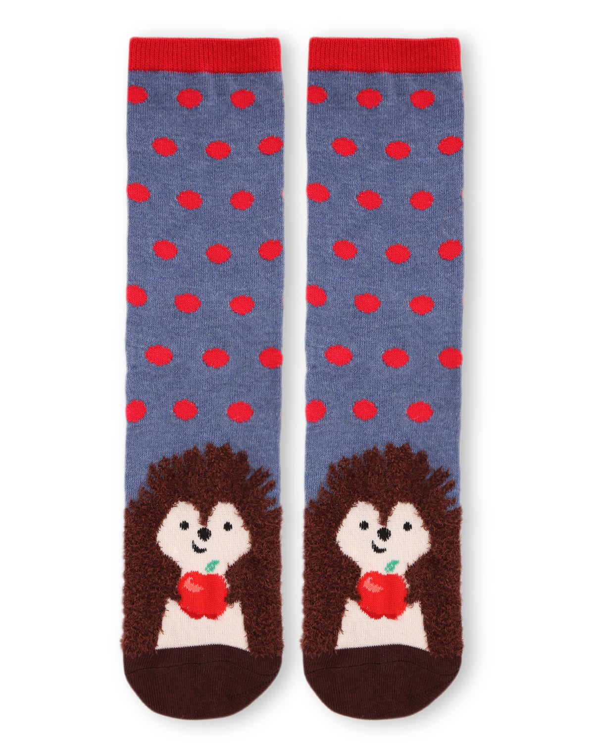 Women's Foot Pet Porcupine Crew Socks : Color: Blue Heather