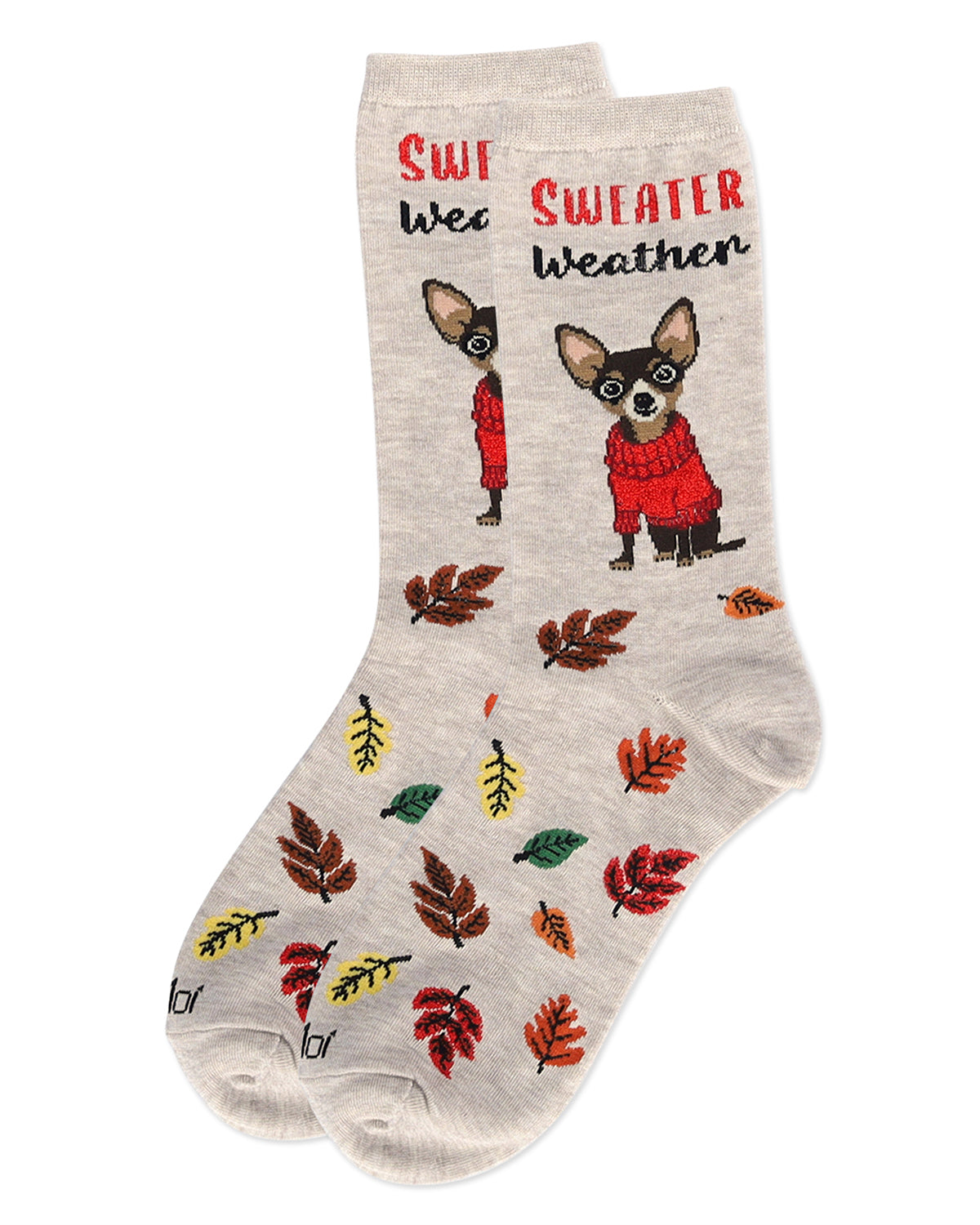 Women's Sweater Weather Bamboo Crew Socks : Color: Oatmeal Heather