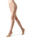 Women's Elegant Sheer Diamond-Patterned Fashion Tights : Color: Nude/Nude