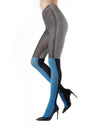 Blockbuster Color Block Opaque Tights : Color: Peacoat Blue