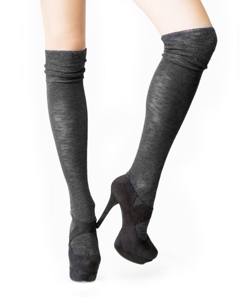MeMoi Slouched Top Over The Knee Warm Socks