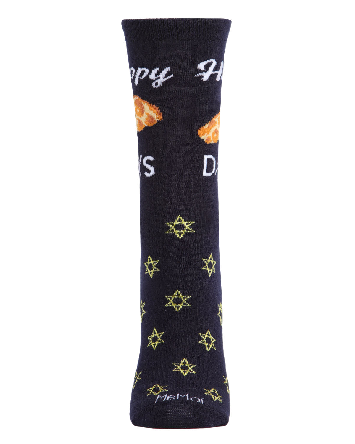 Happy Challah Days Holiday Crew Socks : Color: Denim Heather
