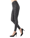 Mulga High-Waisted Black Snakeskin Leggings : Color: Black