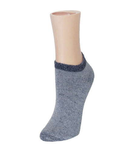 Simple Space Cotton Blend Low-Cut Gym Socks : Color: Medium Gray