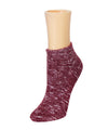 Rib Space Low Cut Running Super-Fit Cotton Socks : Color: Cabernet