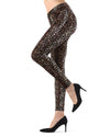 Vivacious Leopard Cropped Stretch Legging : Color: Black