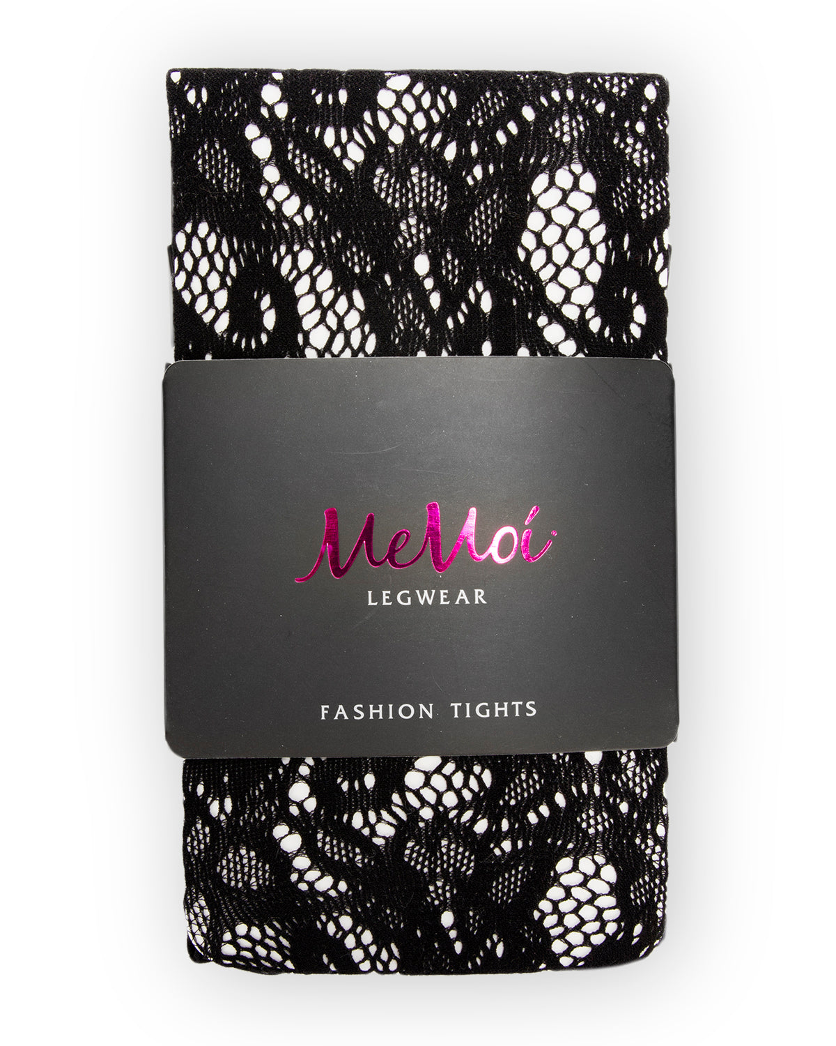 Women's Artistic Garden Nylon Net Tights : Color: Black