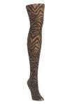 Women's Zebra Zen Opaque Nylon Tights : Color: Nude