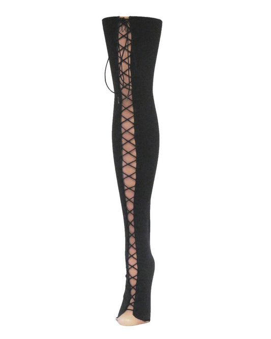 Women's All Night Out Allure Broadway Tights : Color: Black/Nude