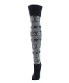Flake Zone Cotton Blend Sweater Tights/Legwarmer : Color: Black/Black