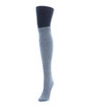 Triple Zag Layered-Look Tights : Color: Black/Gray Heather