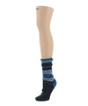 Band Tint Chunky Knit Striped Boot Socks : Color: Dark Gray Heather