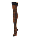 Houndstooth Over The Knee Warm Socks : Color: Sudan Brown