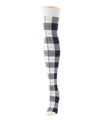 Famous Tartan Plaid Over The Knee Warm Socks : Color: Winter White