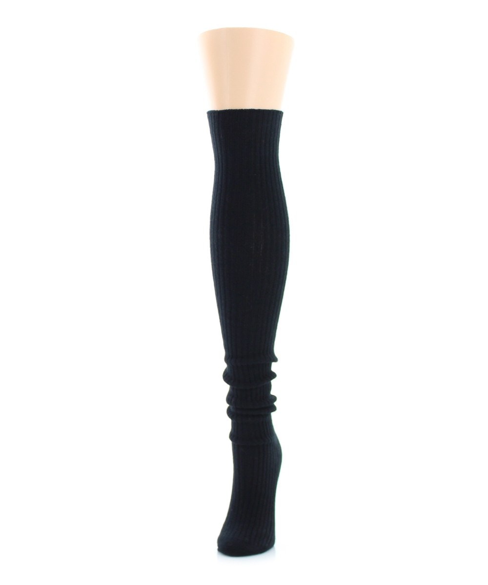 Women's Ankle Slouch Over The Knee Socks : Color: Dark Gray Heather