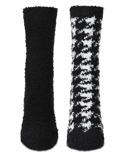 Women's ColorHound Fuzzy Socks 2-Pack : Color: Black