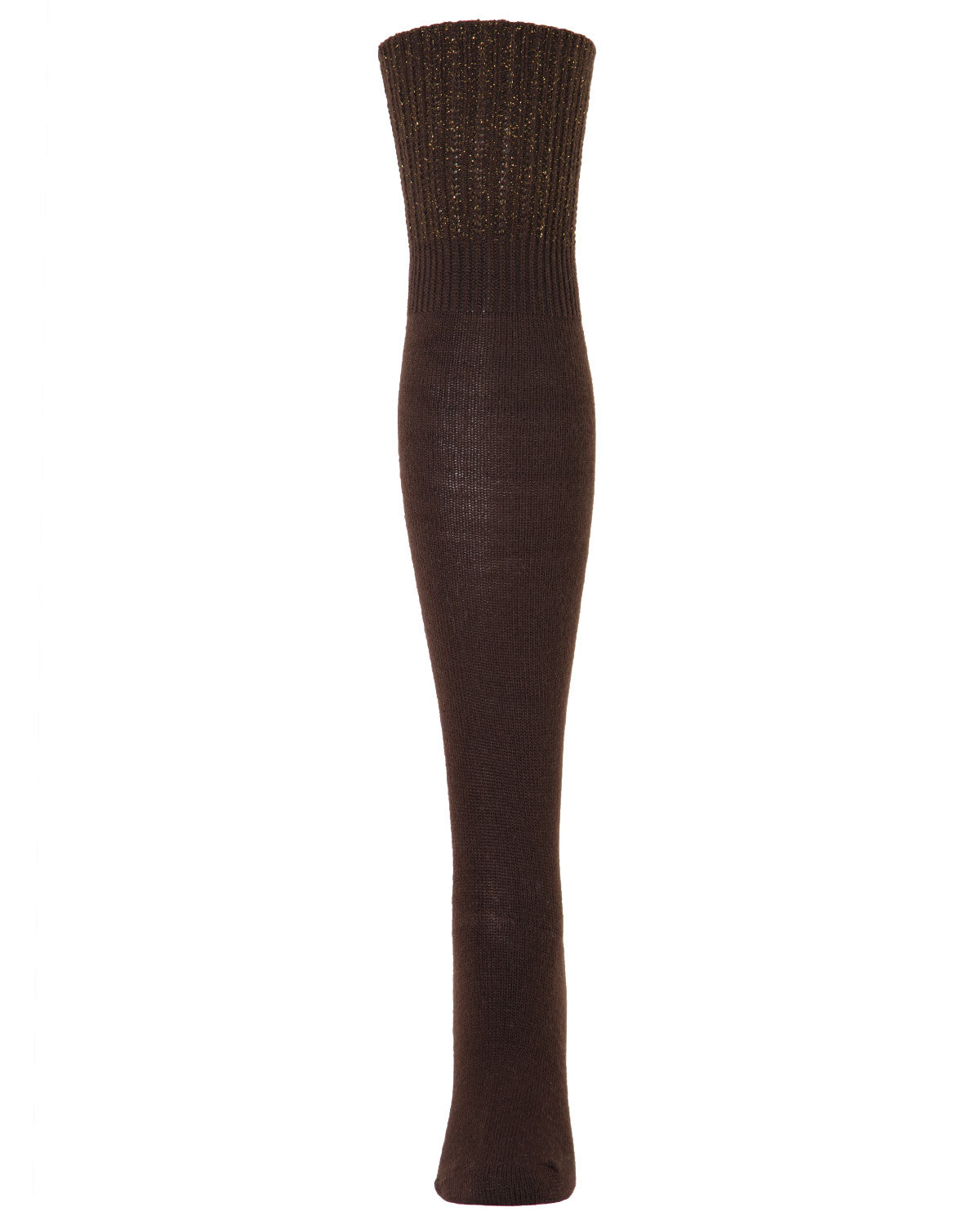 Ribbed Cuff Omni Cotton Blend Knee High Socks : Color: Camel