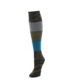 Marled Combo Pattern Knee High Socks : Color: Rosin Heather