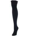 Honeycomb Bee Over The Knee Socks : Color: Black