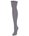 Honeycomb Bee Over The Knee Socks : Color: Medium Gray
