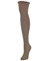 Honeycomb Bee Over The Knee Socks : Color: Taupe