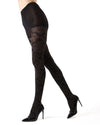 Versailles Gilded Damask Tights : Color: Black