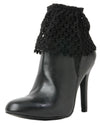 Women's Boudicca Lace Boot Toppers : Color: Black
