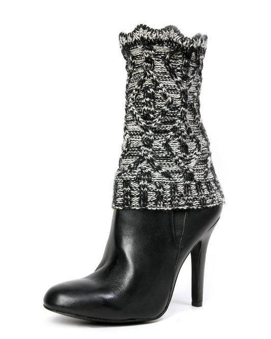 Dancer Diamond Knit Boot Toppers : Color: Black