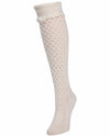 Cialda Waffle Knit Knee High Sock : Color: Ivory