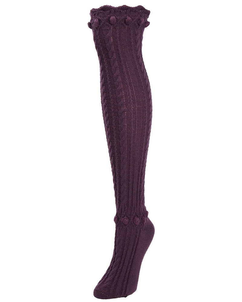 MeMoi Bonbon Knit Over the Knee Sock