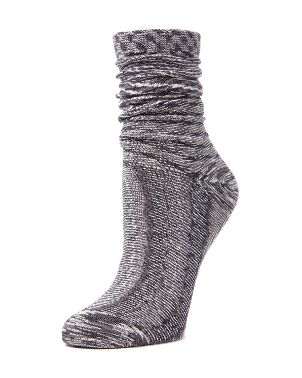 Vivant Wild Static Boyfriend Cotton Blend Crew Socks : Color: Black