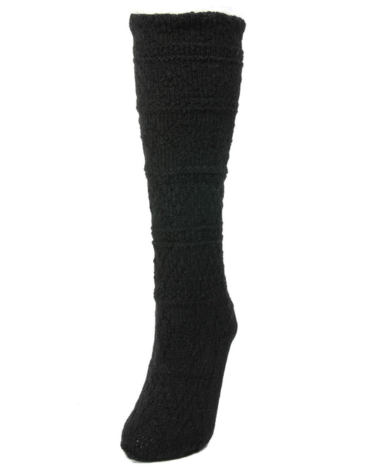 Genousette Knit Knee High Sock : Color: Black