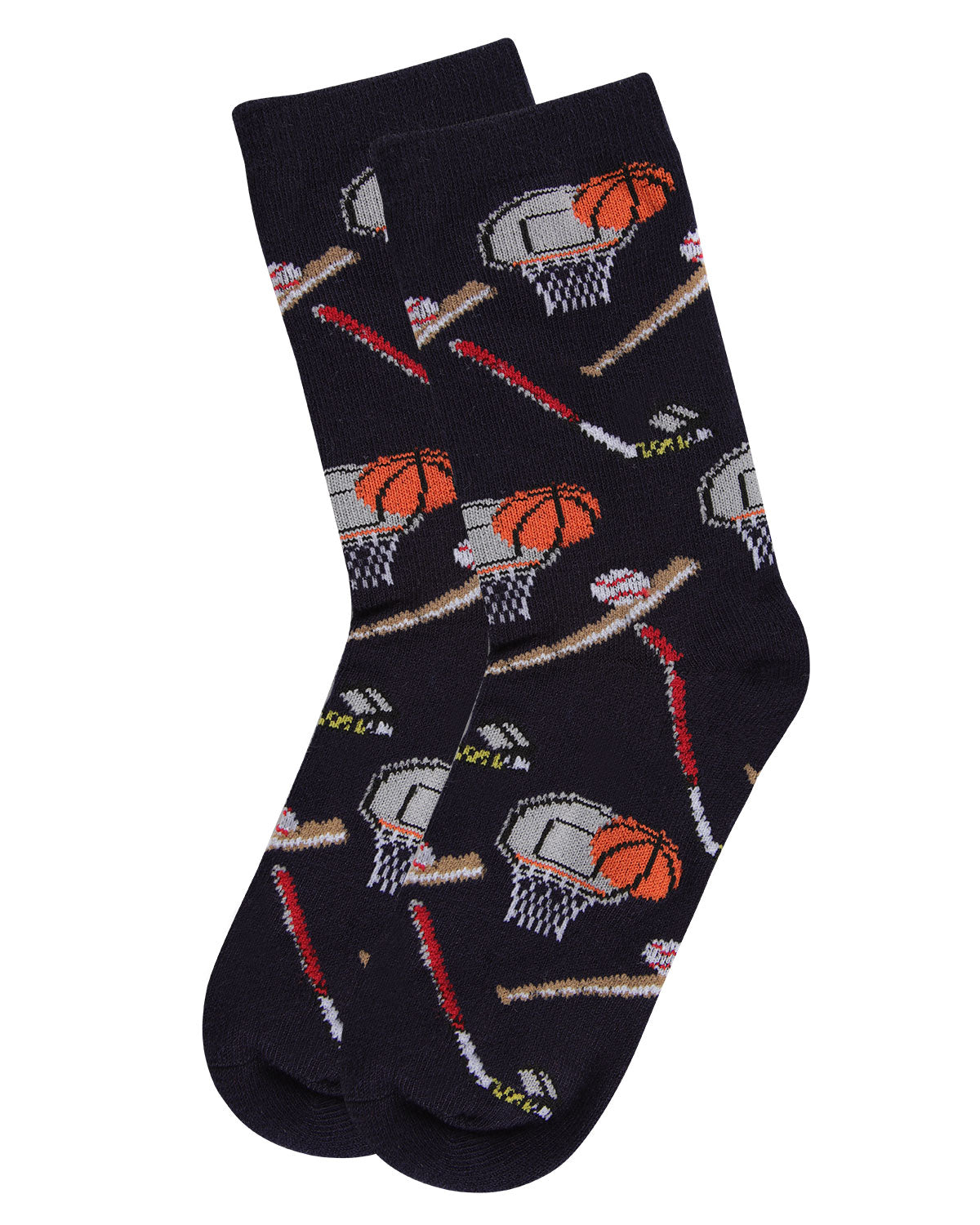 Boys' Sports Rayon from Bamboo Crew Socks : Color: Navy