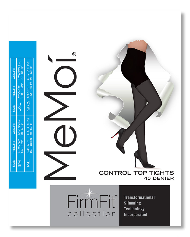 MeMoi FirmFit Control Top Tights