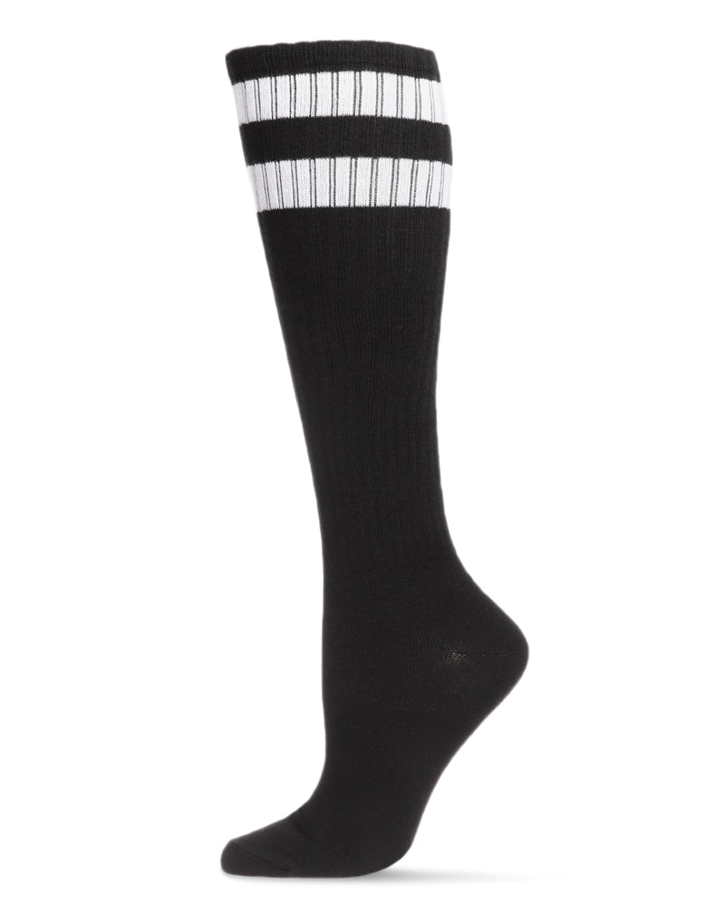 Athletic Stripe Crew Socks