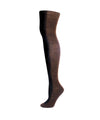Attention Getter Cotton Blend Sweater Tights : Color: Espresso