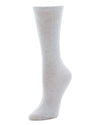Women's Cashmere Blend Cable Knit Crew Socks : Color: Cloud Skies